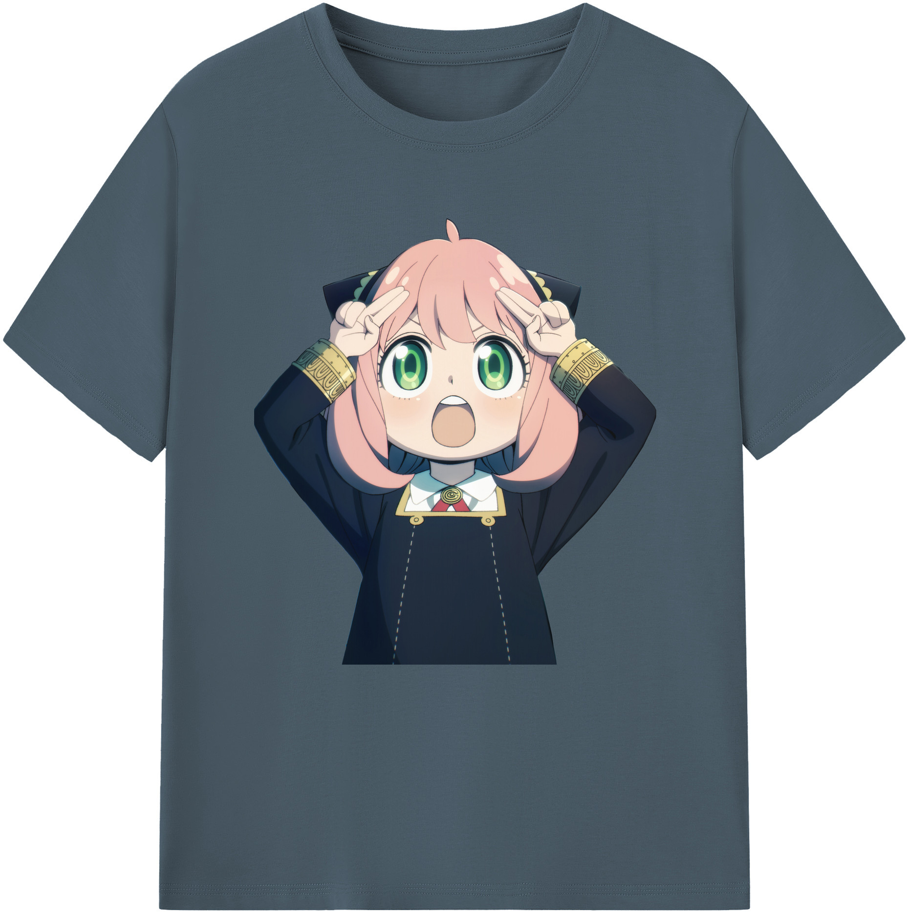 （画像用） SPY×FAMILY间谍家家酒 綿100％半袖Tシャツ（フロントプリント）
